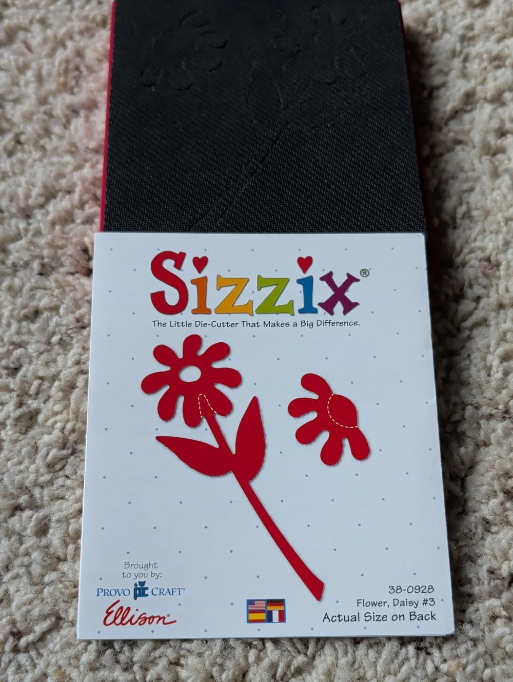 Sizzix Red Flower Die-Cut Shapes